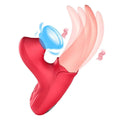 Sucking Tongue Licking G Spot Vibrator Dual Function Clitoral Stimulator Silicone USB Rechargeable Waterproof Sex Toys for Women