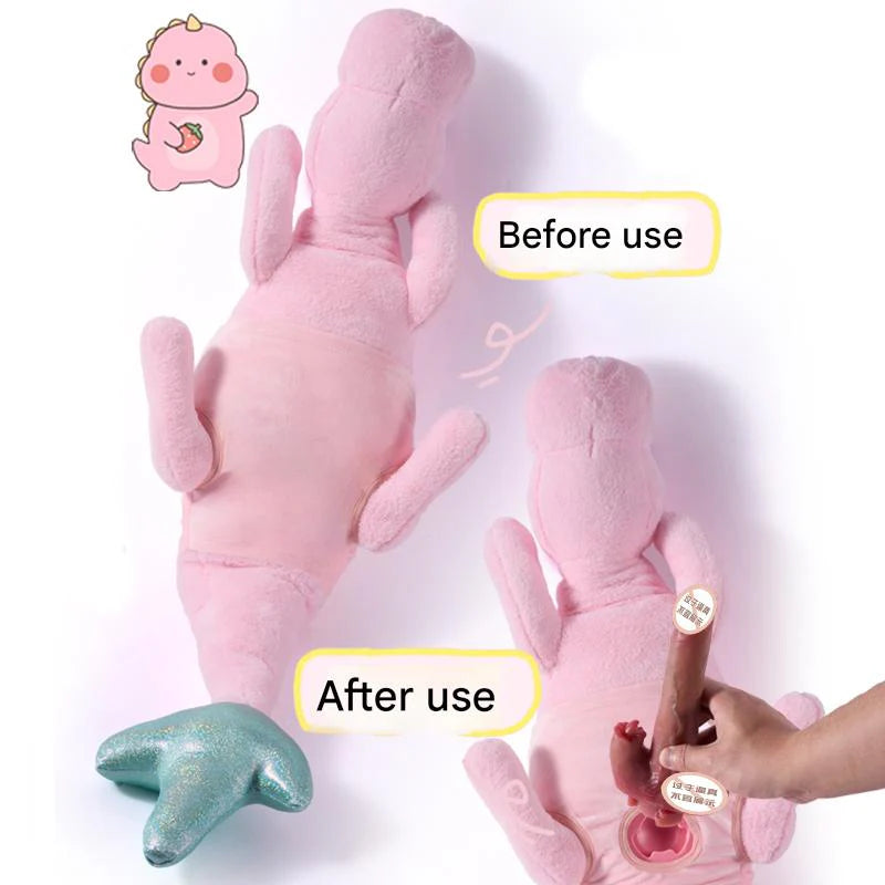 Pillow Hidden Plush Dildo Machine
