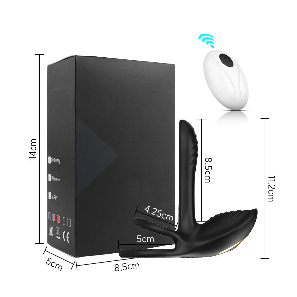 Double Ring Vibration Locking Semen Ring Wireless APP Remote Control Silicone Vibrating Ring Couple Sex Toys New Product230801