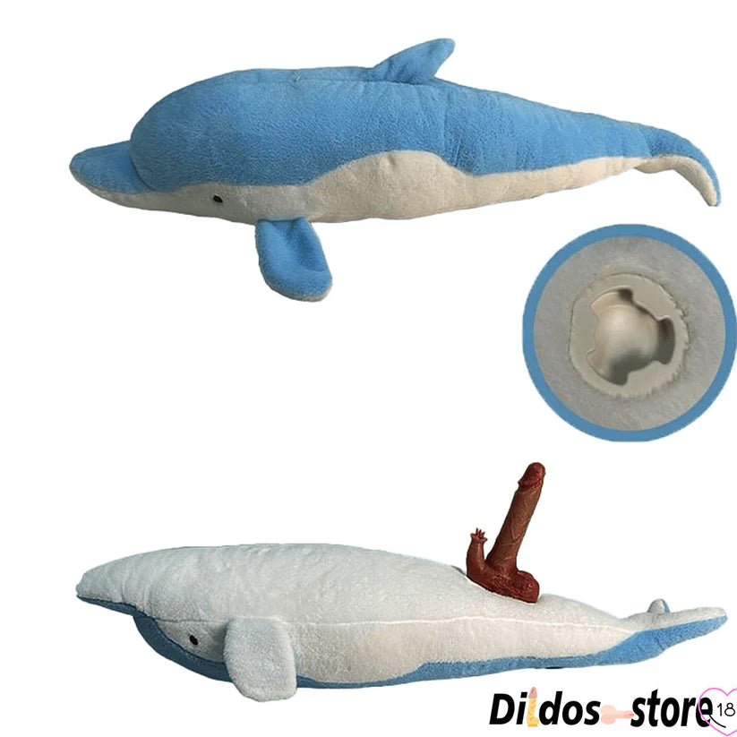 Pillow Hidden Plush Dildo Machine