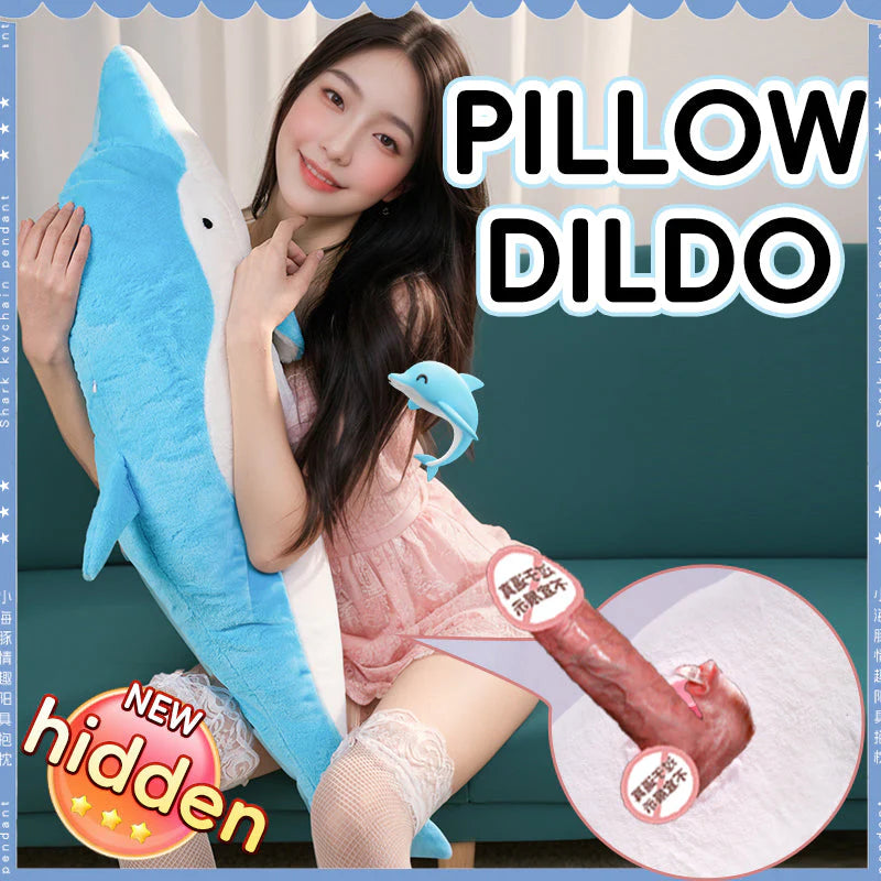 Pillow Hidden Plush Dildo Machine