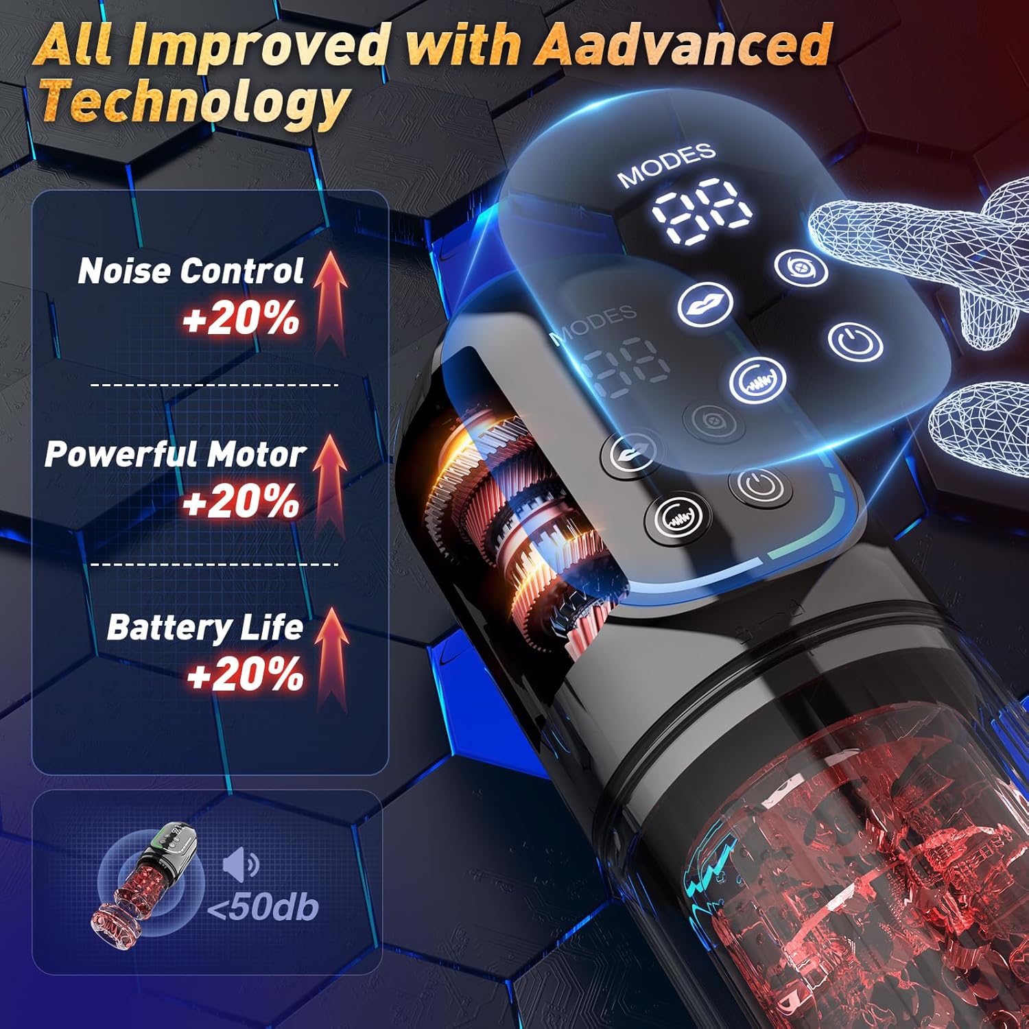 LETEN Apex Fusion — Multi-Speed Massage Wand