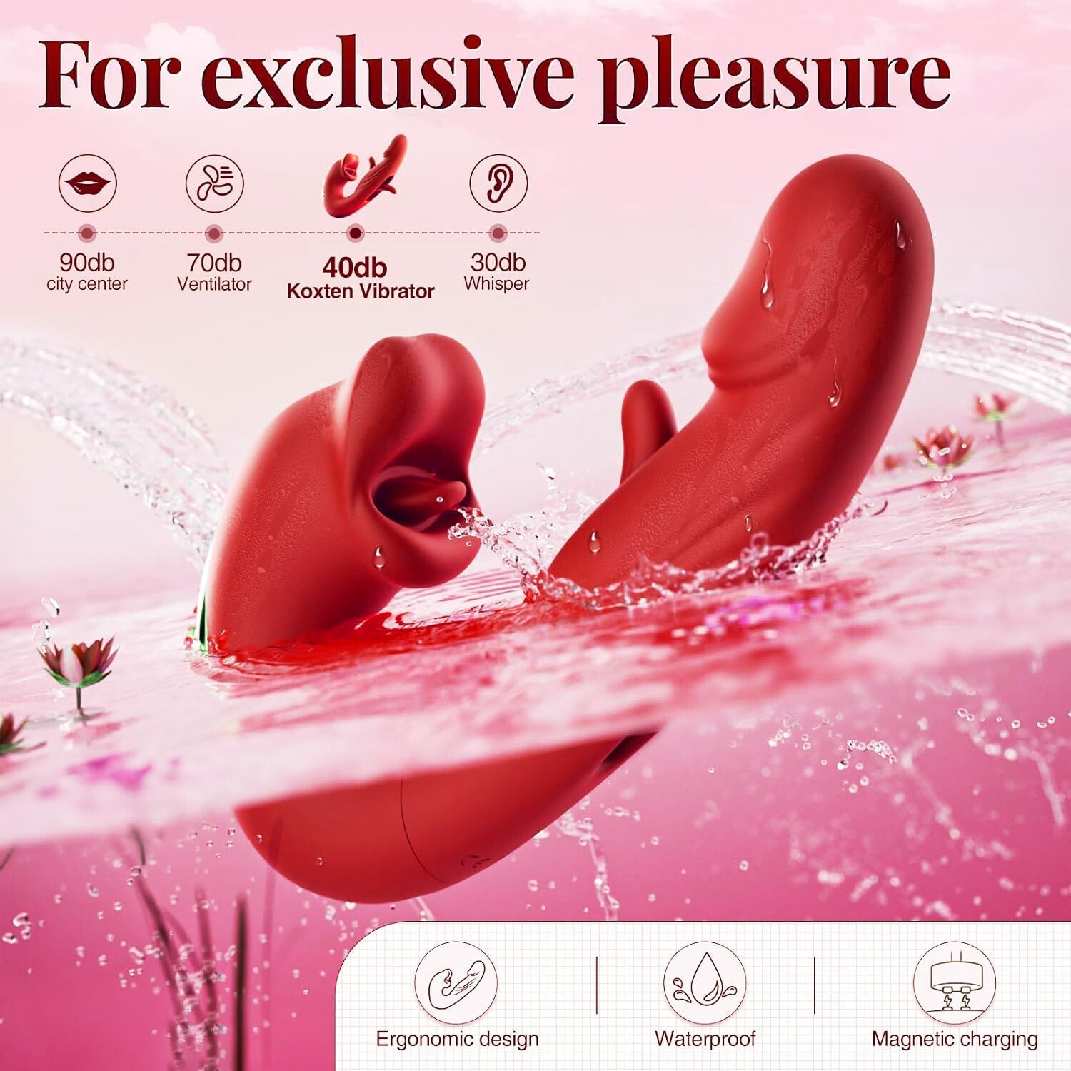 LETEN Luvora 4-in-1 — Flapping and Licking Vibrator with Triple-Point Stimulation