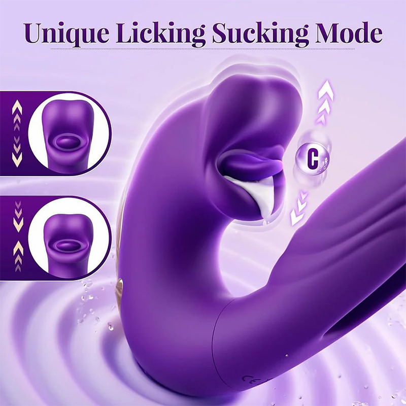 LETEN Luvora 4-in-1 — Flapping and Licking Vibrator with Triple-Point Stimulation