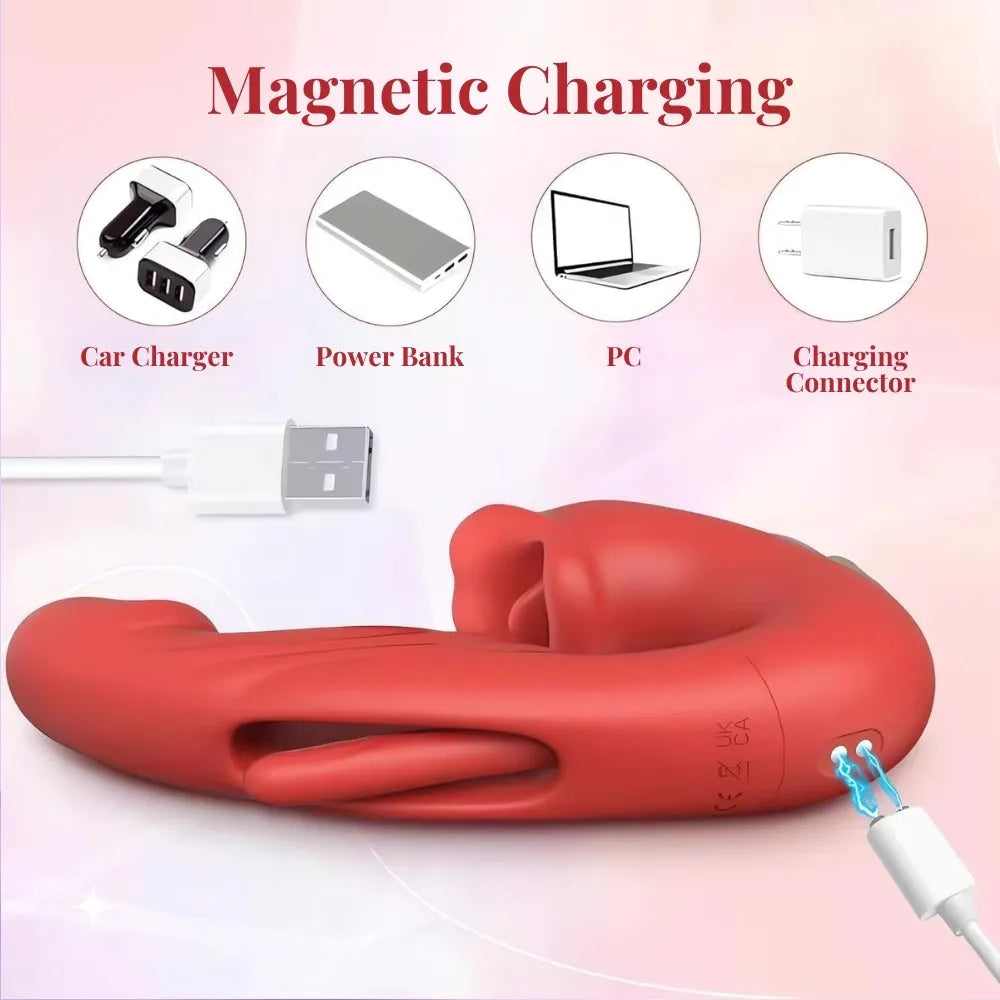 LETEN Luvora 4-in-1 — Flapping and Licking Vibrator with Triple-Point Stimulation