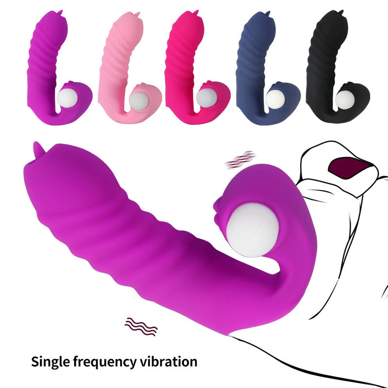 LETEN TongueTip — Tongue-Licking Vibrating Finger Sleeve for Dual Stimulation