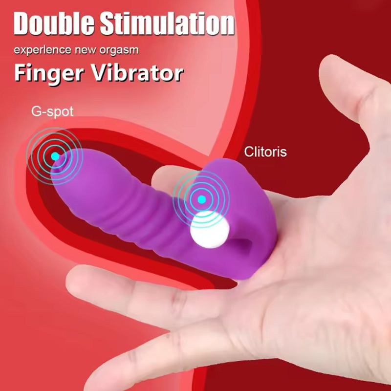 LETEN TongueTip — Tongue-Licking Vibrating Finger Sleeve for Dual Stimulation