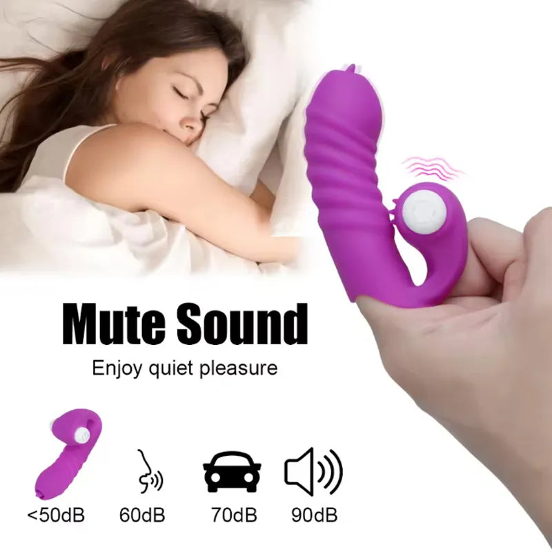 LETEN TongueTip — Tongue-Licking Vibrating Finger Sleeve for Dual Stimulation