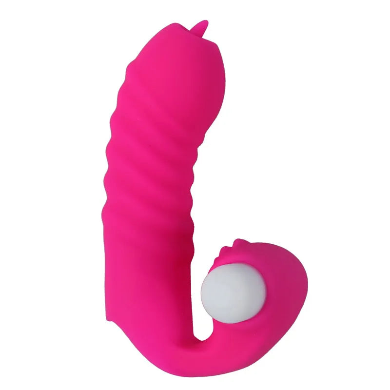 LETEN TongueTip — Tongue-Licking Vibrating Finger Sleeve for Dual Stimulation