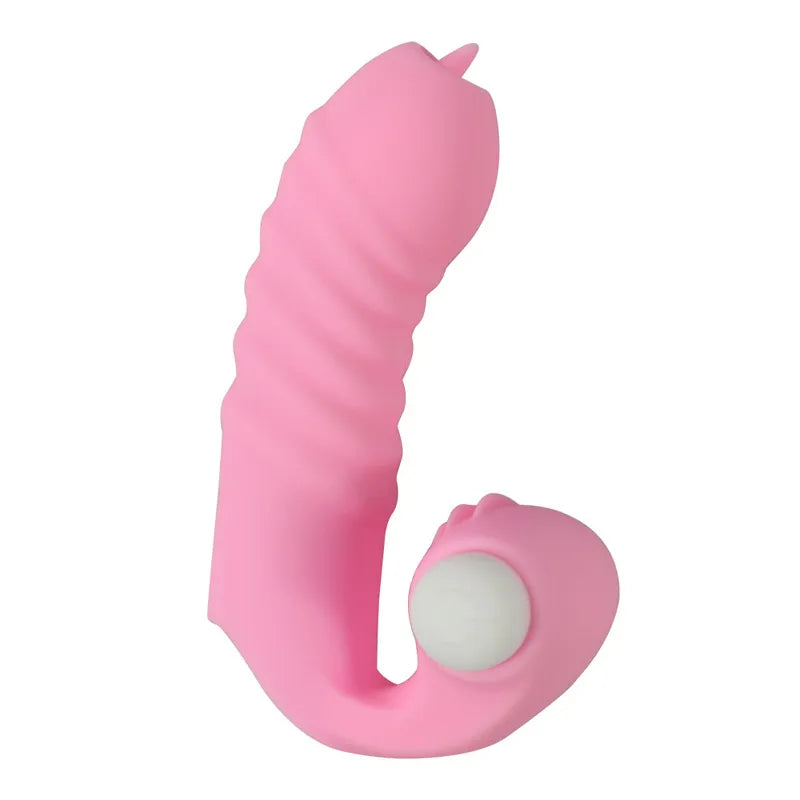 LETEN TongueTip — Tongue-Licking Vibrating Finger Sleeve for Dual Stimulation