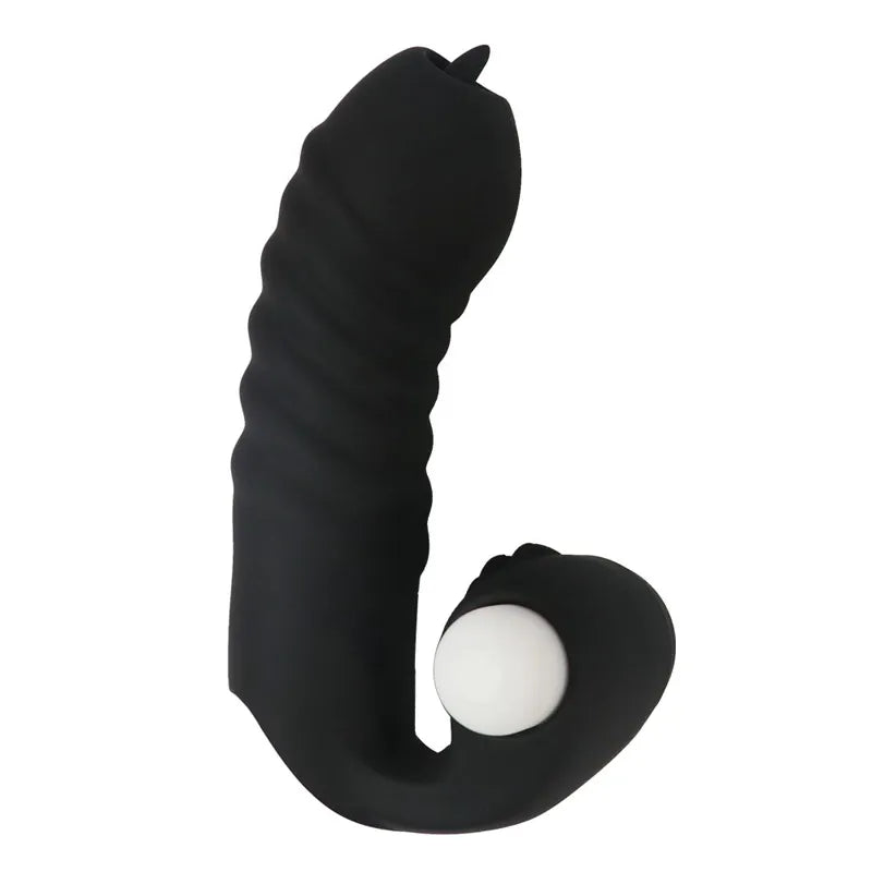 LETEN TongueTip — Tongue-Licking Vibrating Finger Sleeve for Dual Stimulation