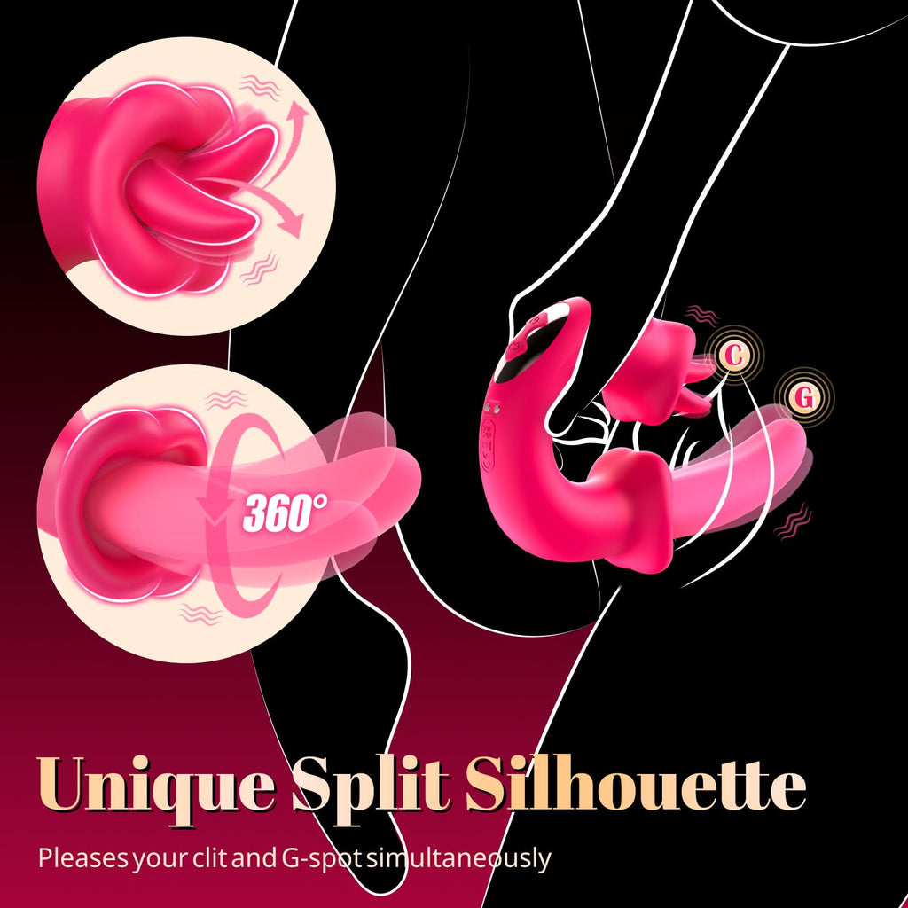 LETEN Scarlet Kiss — App-Controlled Dual Vibrator with G-Spot and Clitoral Stimulation