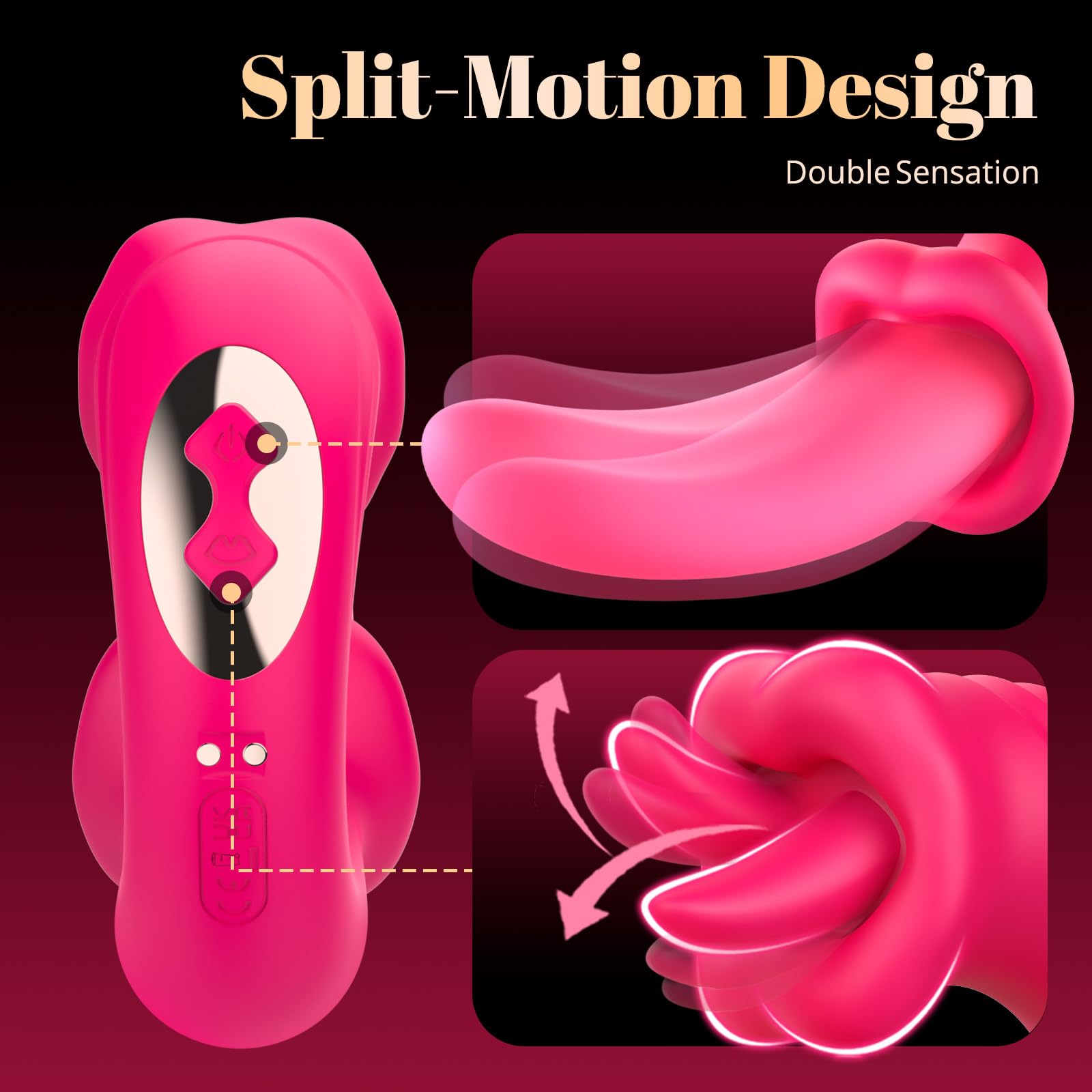 LETEN Scarlet Kiss — App-Controlled Dual Vibrator with G-Spot and Clitoral Stimulation