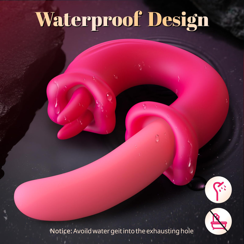 LETEN Scarlet Kiss — App-Controlled Dual Vibrator with G-Spot and Clitoral Stimulation