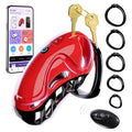 LETEN Ferrari Lock — App-Controlled Vibrating Chastity Cage with 10 Modes