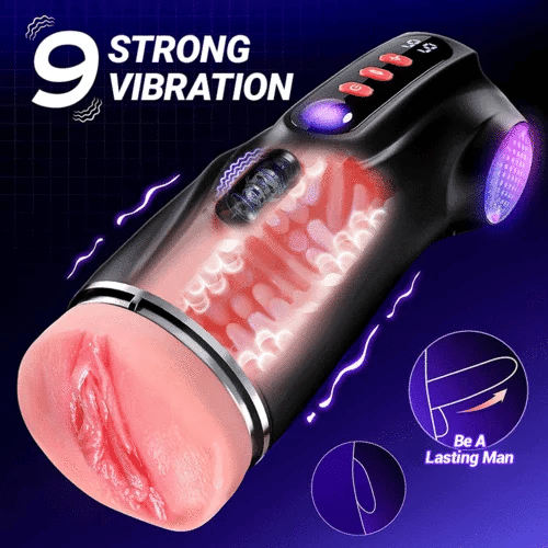 LETEN TriPulse X — Male Masturbator with 3 Sleeves, 9 Sucking and 9 Vibrating Modes