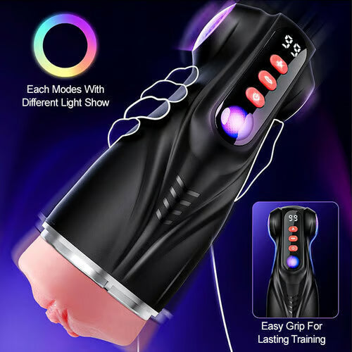 LETEN TriPulse X — Male Masturbator with 3 Sleeves, 9 Sucking and 9 Vibrating Modes