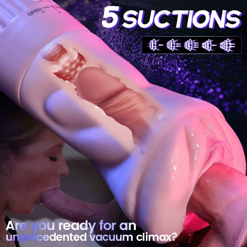 LETEN Beate Pro — Male Masturbator Cup with 5 Sucking and 10 Vibration Modes