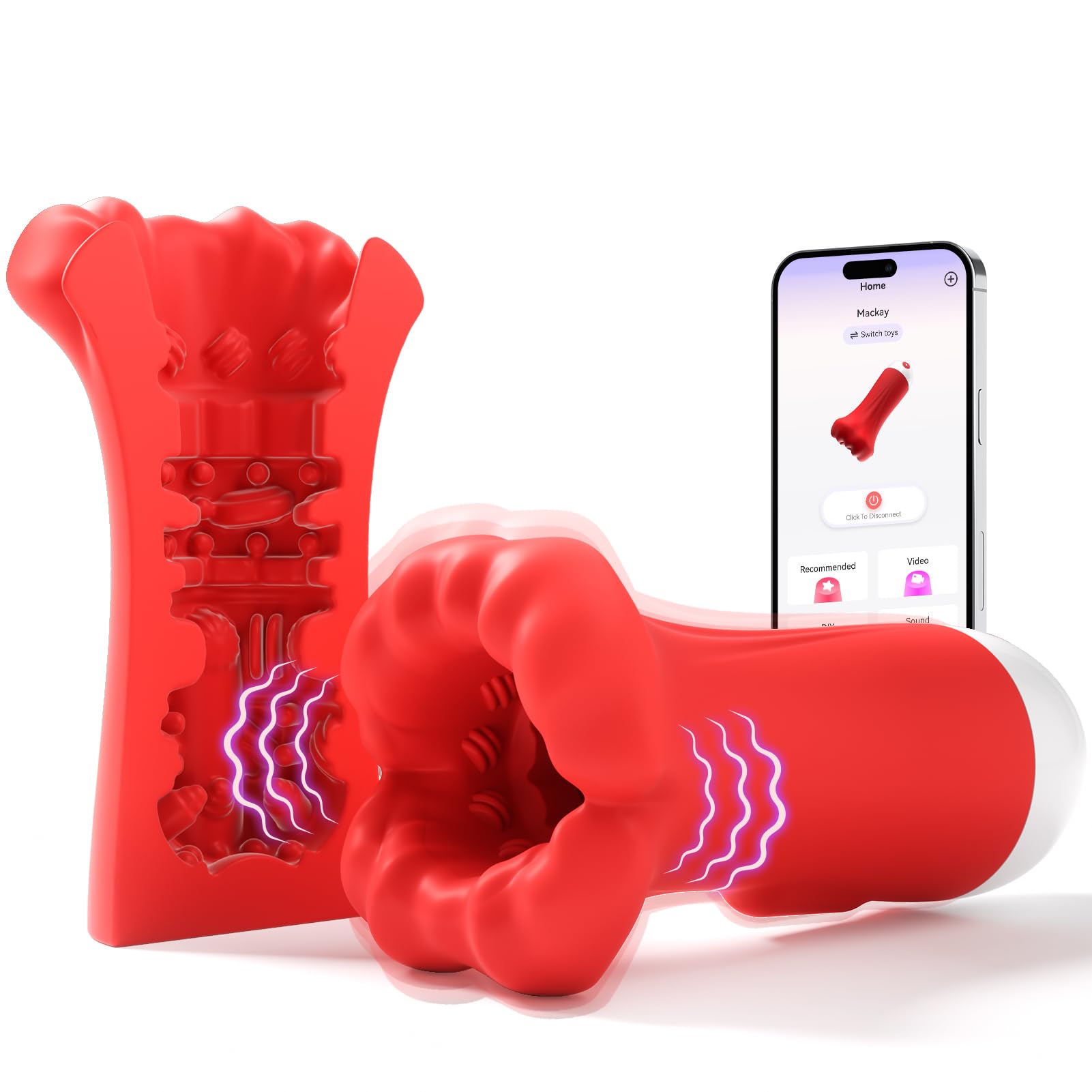 LETEN TrueTouch Fusion Stroker — Male Masturbator Cup with AI Sync and 9-Mode Vibration
