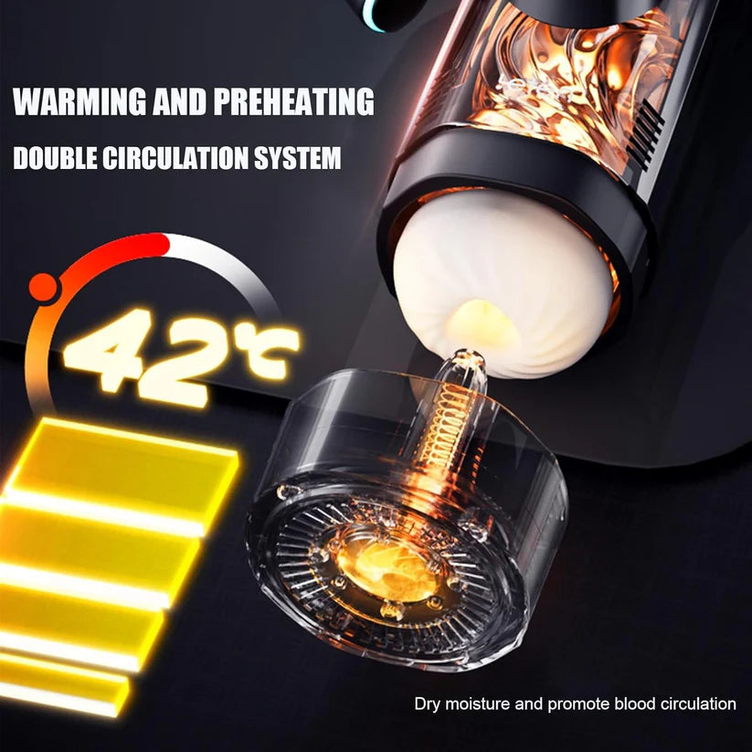 LETEN High-End Stroker — Automatic Male Masturbator with 10 Suction Speeds and Heating