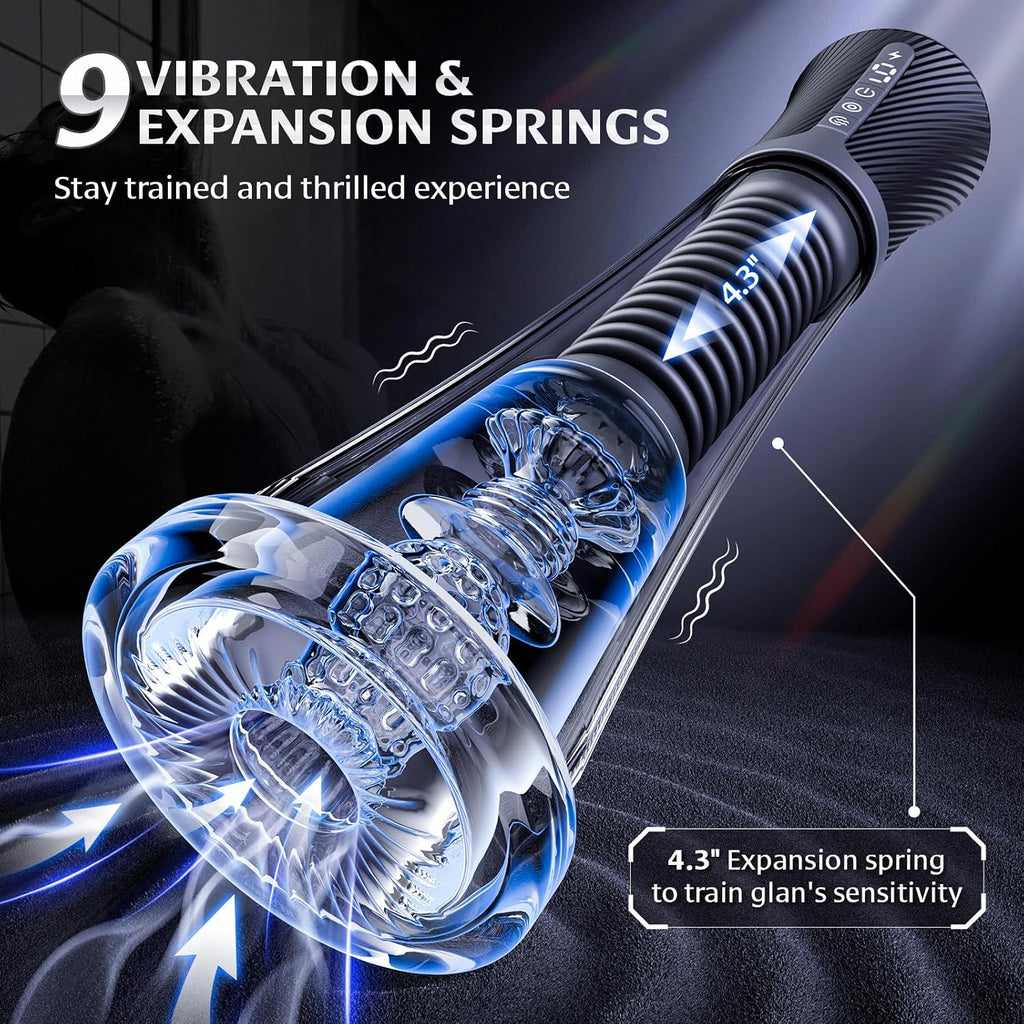 LETEN Sculptor Pro — Male Penis Pump and Masturbator with 9 Vibration and 5 Suction Modes
