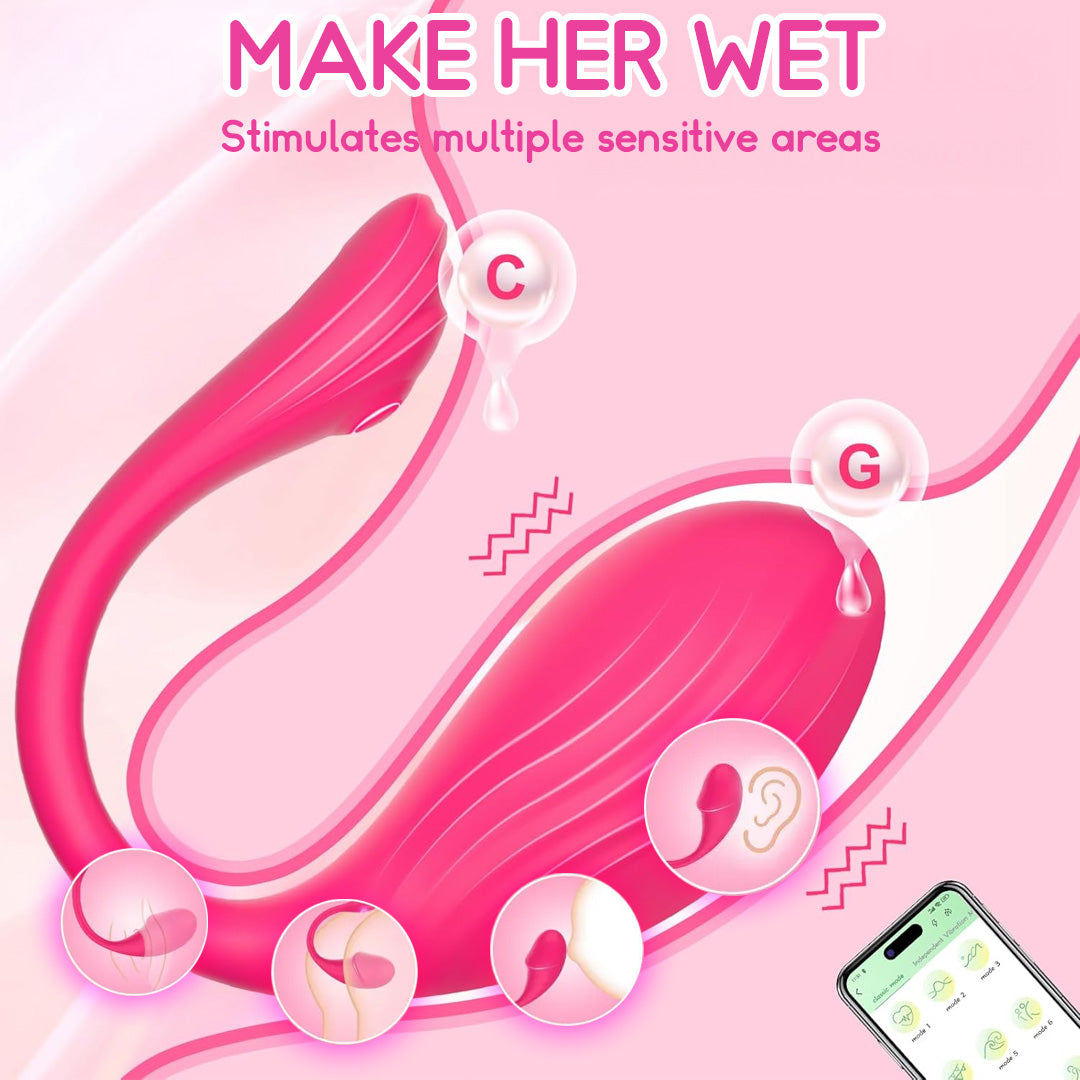 LETEN PULSEA Suptruck X15 — Wearable App-Controlled Massager with 15 Vibration Modes