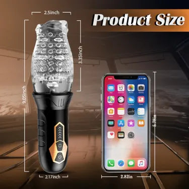 LETEN Strong Men Cup — Male Masturbator with 5 Thrusting and 7 Vibration Modes