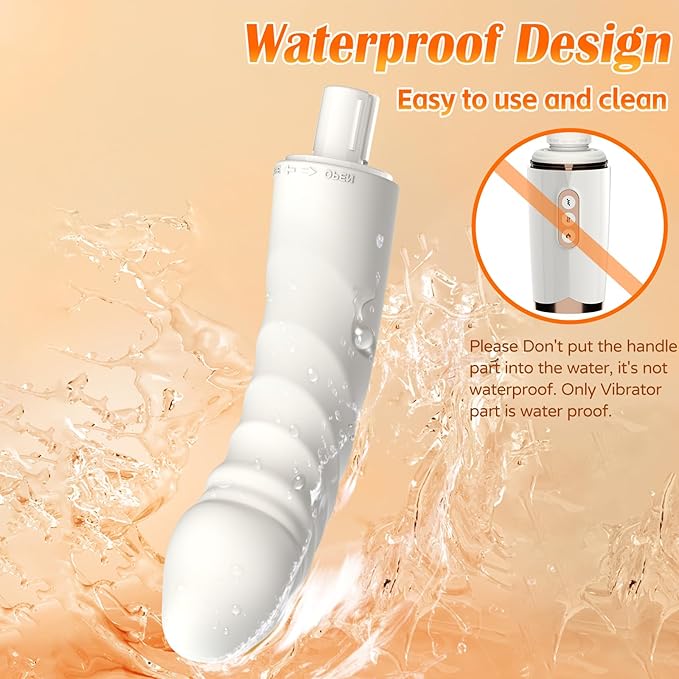 LETEN Auto Cannon — 5-in-1 Hands-Free Vibrator with 7 Vibration Modes and Heating