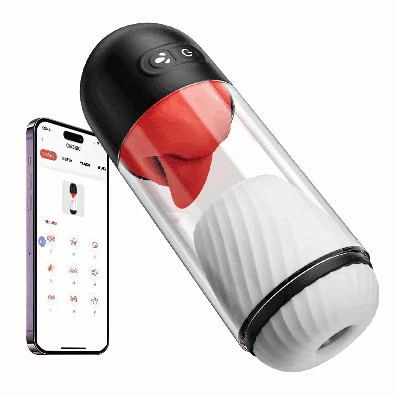 LETEN Rap Goddess — Unisex Tongue Licking Vibrator with Heating and App Control
