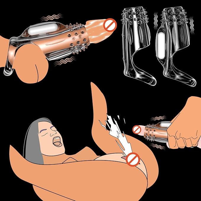 LETEN Crystal Fangs — 4-in-1 Couples Pleasure Set with Vibrating Ring and Dual Stimulation