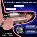 LETEN Crystal Fangs — 4-in-1 Couples Pleasure Set with Vibrating Ring and Dual Stimulation