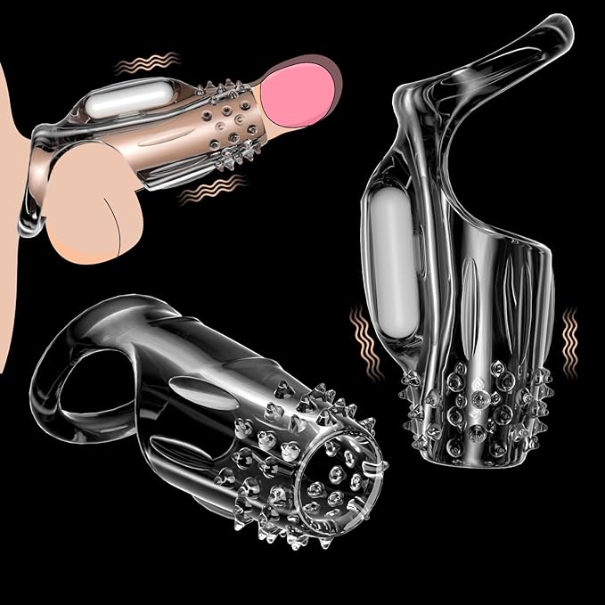 LETEN Crystal Fangs — 4-in-1 Couples Pleasure Set with Vibrating Ring and Dual Stimulation